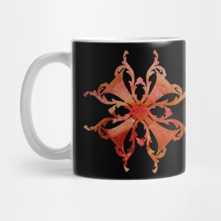 Red orange elegant abstract Mug